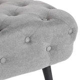 Meryl Bench in Grey and Black