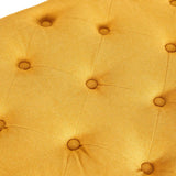 Meryl Bench in Mustard and Black