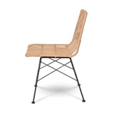Calabria Dining Chair - Black and Natural