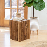 Natura Kotak Square Stool