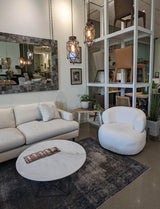 6. "Medium-Sized Chill Club Chair - Versatile and Functional"