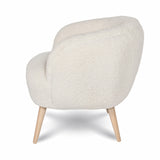 Our Bruges accent chair is all about framing a comfortable sitting experience. Crafted from luxurious teddy fabric, this generously sized chair has timeless style that complements both classic and modern interior layouts. Offering cozy seating for reading nooks, living rooms, or bedrooms, it is a great way to incorporate plush comfort without sacrificing style.