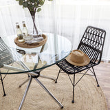 For indoor and outdoor spaces that demand unparalleled style, consider the Calabria Dining Chair. This versatile collection effortlessly transitions from patios to dining rooms, making it the epitome of seamless and stylish design. Crafted from all-weather wicker, the Calabria Dining Chair is not only durable enough for outdoor use but also aesthetically appealing for interior spaces, making it a win-win addition to your home decor.