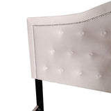 7. "Pixie 54" Double Bed - High-Quality Craftsmanship and Durability in Blush Pink"