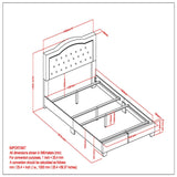 8. "Blush Pink Double Bed - Ideal Choice for a Cozy and Inviting Bedroom Atmosphere"