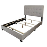 6. "Light Grey Queen Bed - Exton 60" - Perfect addition to any bedroom decor"