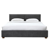 3. "Emilio 78" King Platform Bed - Contemporary design with convenient storage drawers"