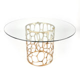 2. "Luxurious Mario Gold Dining Table for a sophisticated dining experience"
