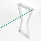 5. "Sturdy Noa Console Table with solid wood construction"