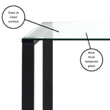 4. "Functional David Black Desk - Ideal for Productivity"