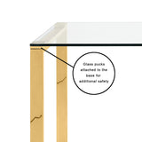 6. "Spacious David Gold Desk - Ample Storage for Organizing"