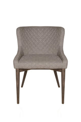 1. "Mila Dining Chair - Light Grey with comfortable cushioning and sleek design"