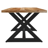 3. "Medium-sized Zax Rectangular Dining Table - Ideal for small to medium-sized dining spaces"