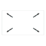 5. "Abbot Dining Table in Black - Durable and long-lasting construction"