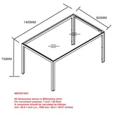 8. "Contra Rectangular Dining Table in Black - Enhances the aesthetic appeal of your dining area"