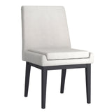 1. "Cortez Dining Chair, Set of 2, Beige Fabric and Black - Elegant and comfortable seating for your dining room"