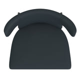 6. "Versatile Olis Dining Chair, Set of 2, in Black Faux Leather and Black - Ideal for various interior styles"