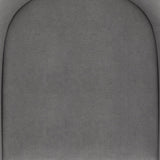 7. "Bianca Dining Chair, Set of 2 in Grey and Black Leg - High-quality construction for long-lasting use"