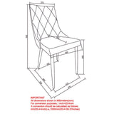 8. "Stylish and functional Devo Dining Chair, Set of 2 - Ideal for both home and commercial use"