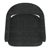 6. "Add a touch of sophistication to your dining room with the Archer Dining Chair, Set of 2, in Charcoal Fabric and Black"