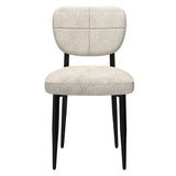 5. "Zeke Dining Chair, Set of 2 - Beige and Black chairs that elevate your dining room decor"