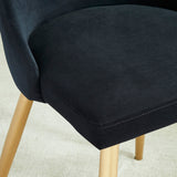 4. "Black and Aged Gold Chairs - Add a Touch of Glamour to Your Dining Room"