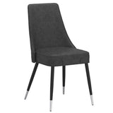 1. "Silvano Dining Chair, Set of 2 in Vintage Grey and Black - Elegant and comfortable seating"