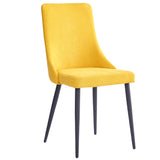 1. "Venice Dining Chair, Set of 2 in Mustard and Black - Stylish and comfortable seating"