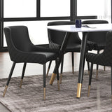 2. "Black Xander Dining Chair, Set of 2 - Stylish and comfortable seating"