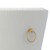 6. "Ivory and Gold Mizal Dining Chairs - Add a Touch of Glamour to Your Dining Room"