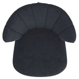 6. "Black and Gold Orchid Dining Chair, Set of 2 - Durable and Long-lasting"