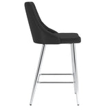 5. "Versatile Devo 26" Counter Stool, Set of 2, in Black - Ideal for various spaces"