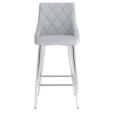 4. "Light Grey Counter Stools - Set of 2 - Enhance your dining or entertainment space"
