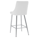 3. "Set of 2 white counter stools - Ideal for small spaces"