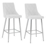 7. "Devo 26" Counter Stool, Set of 2 - Easy to clean and maintain"