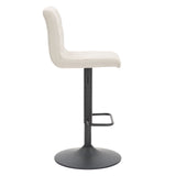 4. "Versatile Dex II Adjustable Air Lift Stool, Set of 2 - Perfect for Kitchen, Bar, or Home Office"