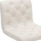 6. "Dex II Adjustable Air Lift Stool, Set of 2 - Enhance Your Space with Contemporary Beige and Black Stools"