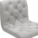 6. "Dex II Adjustable Air Lift Stool, Set of 2 in Grey and Black - Easy to clean and maintain"