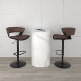 2. "Brown and Black Rover Adjustable Air Lift Stool - Stylish and comfortable bar stool"