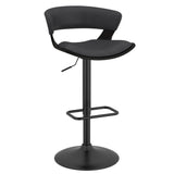 1. "Rover Adjustable Air Lift Stool in Charcoal and Black - Ergonomic seating solution"