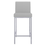 5. "Porto Counter Stools in Grey and Chrome - Comfortable and durable seating option"