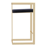 5. "Cosmo 26" Counter Stool in Black and Gold - Comfortable seating solution for your home"