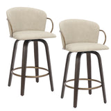 7. "Versatile Swivel Counter Stool - Effortlessly Rotate for Easy Conversations"