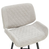 6. "Fraser 26" Counter Stool with Swivel - Durable construction and easy to clean fabric"