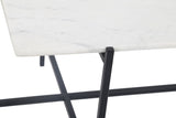 4. "Function Coffee Table - White Marble/Black Base - Enhance your living room with this elegant piece"
