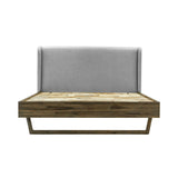 5. "Aura Queen Bed - Sturdy Construction for Long-lasting Durability"