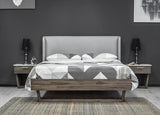 8. "Aura Queen Bed - Create a Tranquil Sleeping Haven in Your Bedroom"