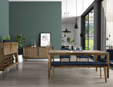 2. "West Bench 59" - Modern and Versatile Dining Table for Small to Medium-Sized Spaces"