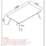 8. "White and Black Emery Coffee Table - Ideal for both modern and traditional interiors"
