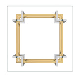 4. "Silver and Gold Coffee Table - Enhance your living space with the Florina design"